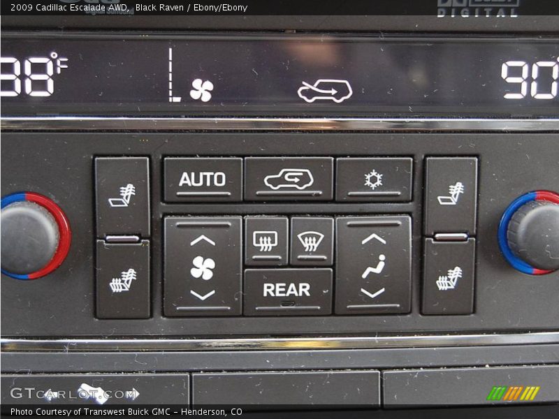 Black Raven / Ebony/Ebony 2009 Cadillac Escalade AWD