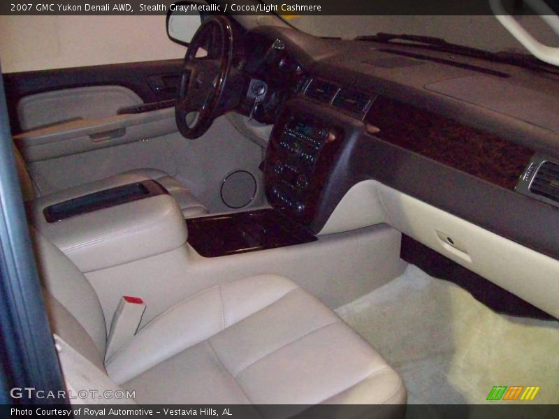 Stealth Gray Metallic / Cocoa/Light Cashmere 2007 GMC Yukon Denali AWD