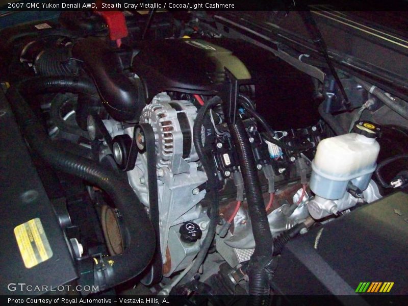Stealth Gray Metallic / Cocoa/Light Cashmere 2007 GMC Yukon Denali AWD