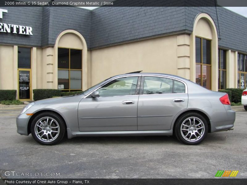 Diamond Graphite Metallic / Stone 2006 Infiniti G 35 Sedan