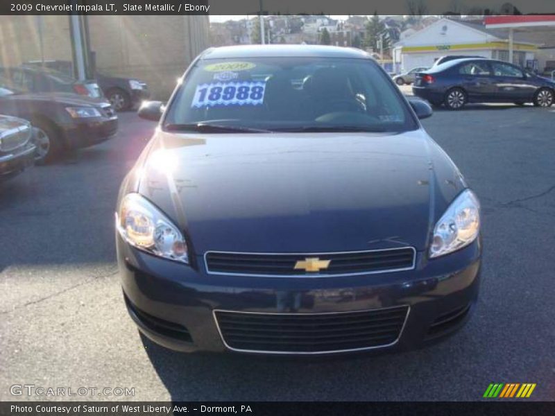 Slate Metallic / Ebony 2009 Chevrolet Impala LT