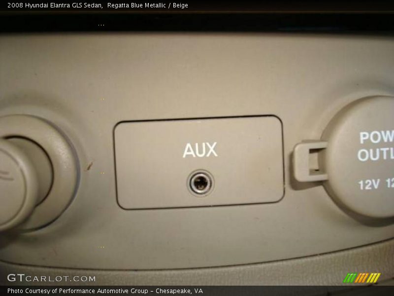 Regatta Blue Metallic / Beige 2008 Hyundai Elantra GLS Sedan
