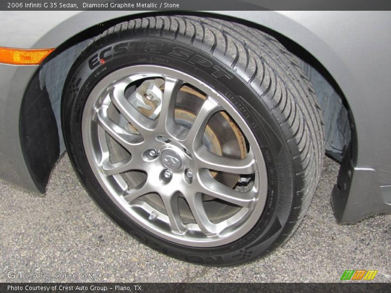 Diamond Graphite Metallic / Stone 2006 Infiniti G 35 Sedan