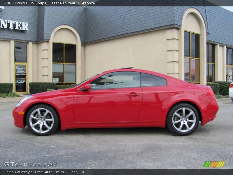 Laser Red Pearl / Graphite 2006 Infiniti G 35 Coupe