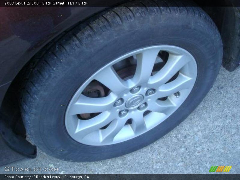 Black Garnet Pearl / Black 2003 Lexus ES 300