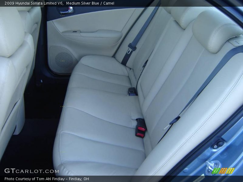 Medium Silver Blue / Camel 2009 Hyundai Sonata Limited V6
