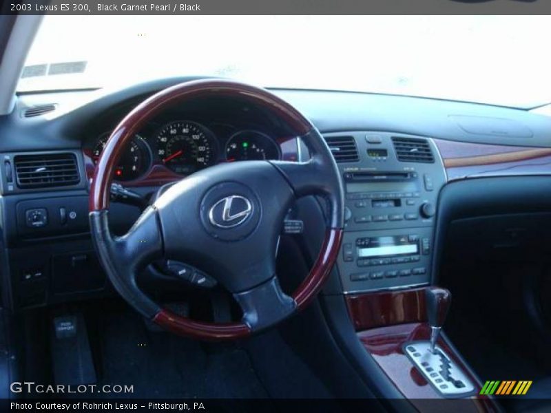 Black Garnet Pearl / Black 2003 Lexus ES 300