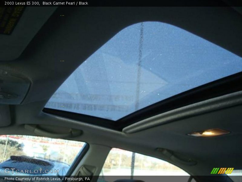 Black Garnet Pearl / Black 2003 Lexus ES 300