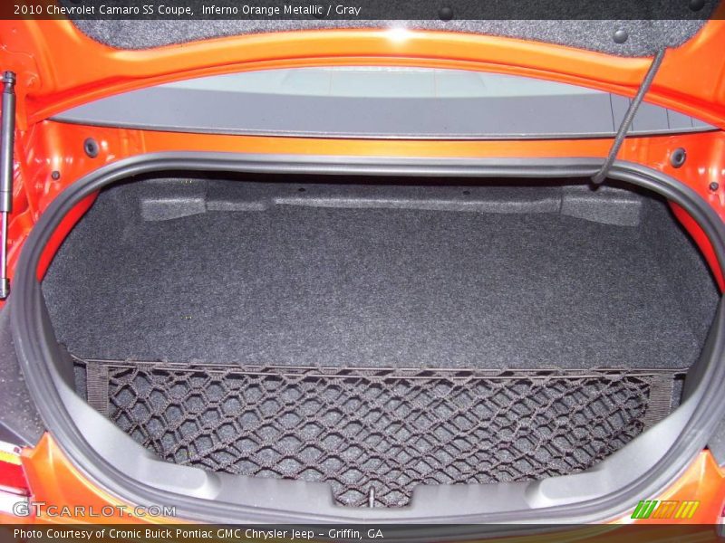 Inferno Orange Metallic / Gray 2010 Chevrolet Camaro SS Coupe