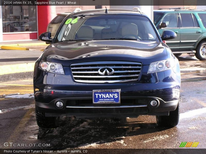 Sapphire Blue Pearl / Wheat 2006 Infiniti FX 35
