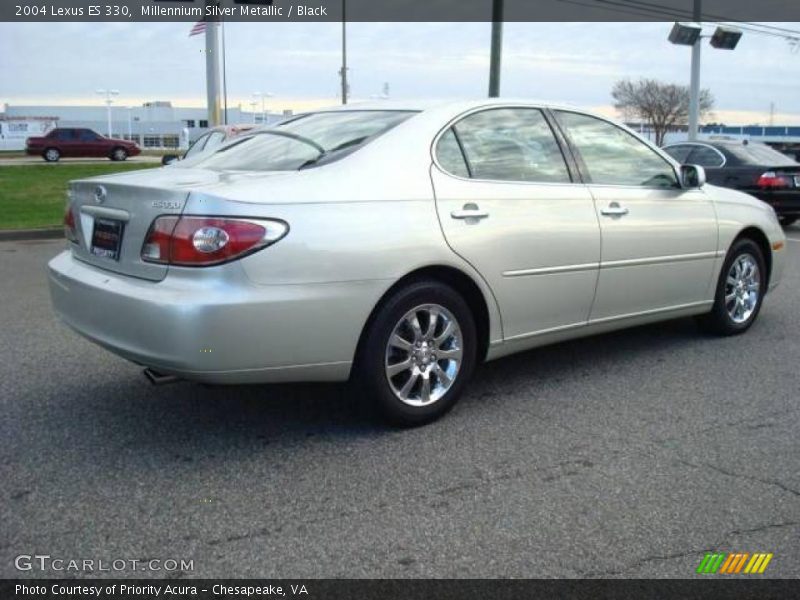 Millennium Silver Metallic / Black 2004 Lexus ES 330