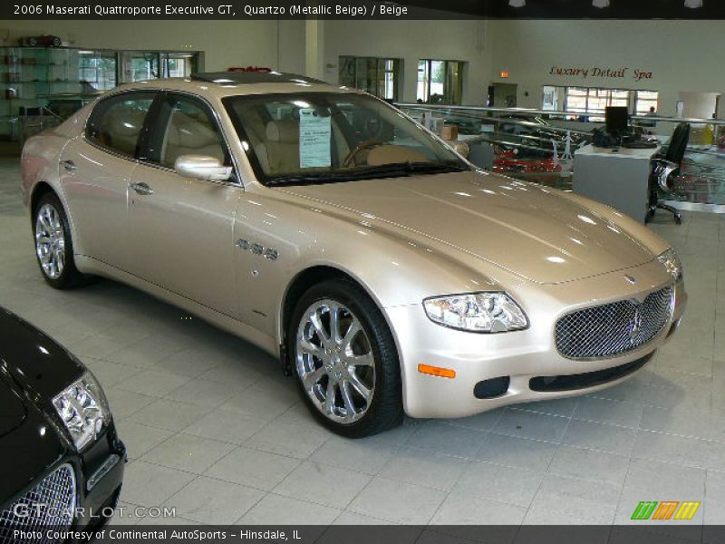 Quartzo (Metallic Beige) / Beige 2006 Maserati Quattroporte Executive GT