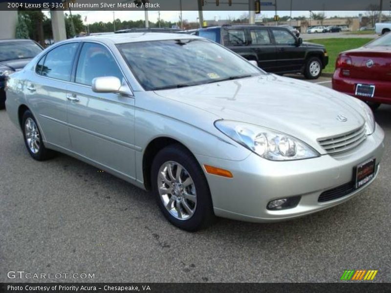 Millennium Silver Metallic / Black 2004 Lexus ES 330