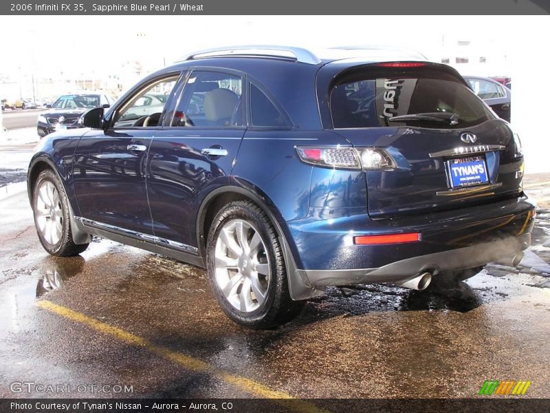 Sapphire Blue Pearl / Wheat 2006 Infiniti FX 35