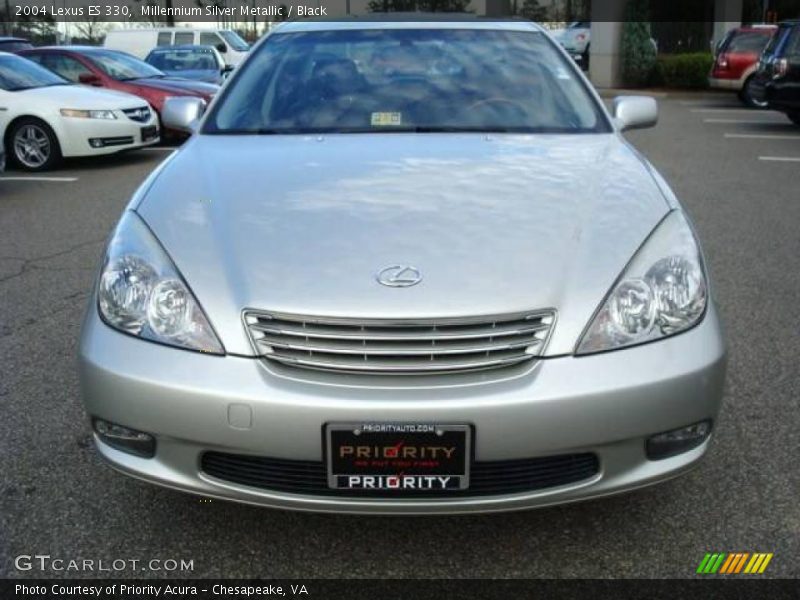 Millennium Silver Metallic / Black 2004 Lexus ES 330