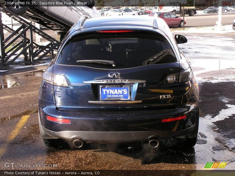 Sapphire Blue Pearl / Wheat 2006 Infiniti FX 35