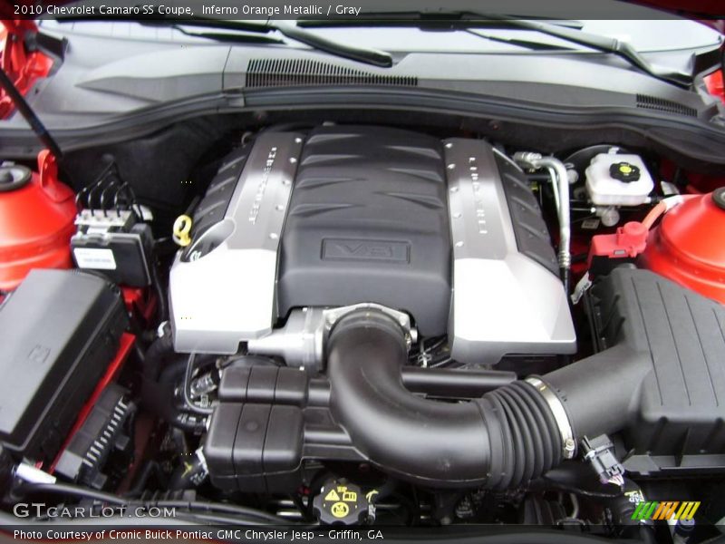 Inferno Orange Metallic / Gray 2010 Chevrolet Camaro SS Coupe