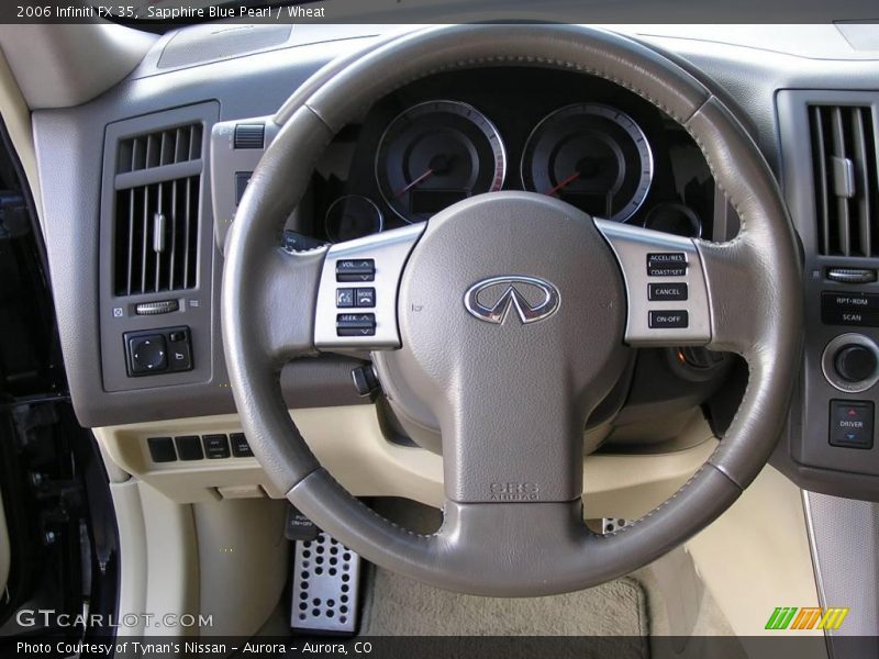 Sapphire Blue Pearl / Wheat 2006 Infiniti FX 35