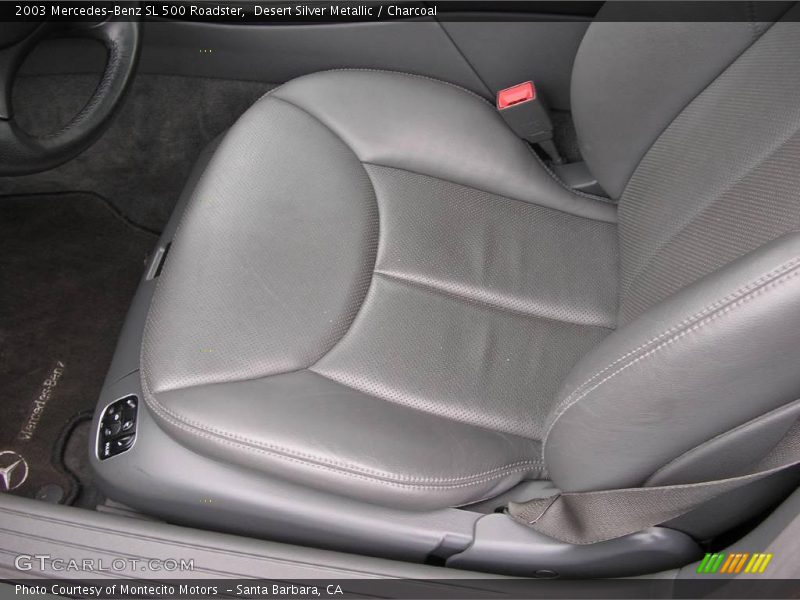 Desert Silver Metallic / Charcoal 2003 Mercedes-Benz SL 500 Roadster