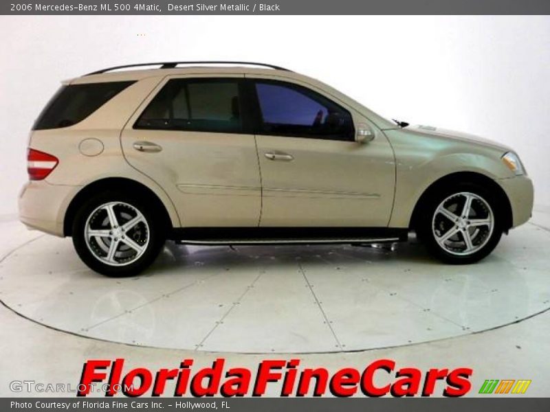 Desert Silver Metallic / Black 2006 Mercedes-Benz ML 500 4Matic