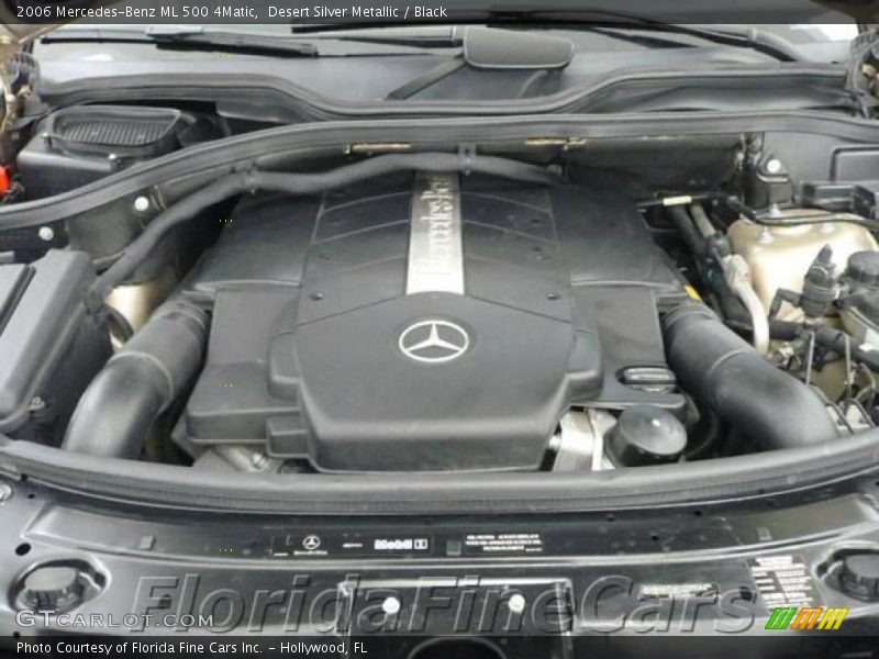 Desert Silver Metallic / Black 2006 Mercedes-Benz ML 500 4Matic