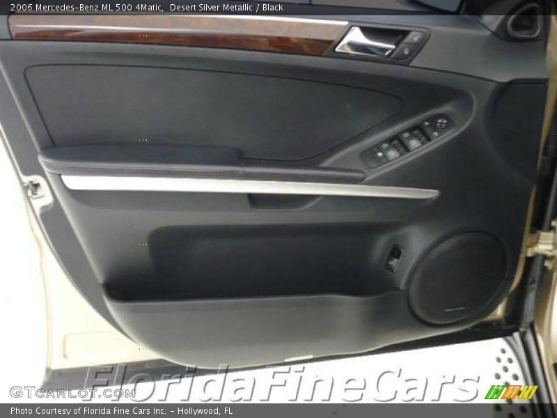 Desert Silver Metallic / Black 2006 Mercedes-Benz ML 500 4Matic