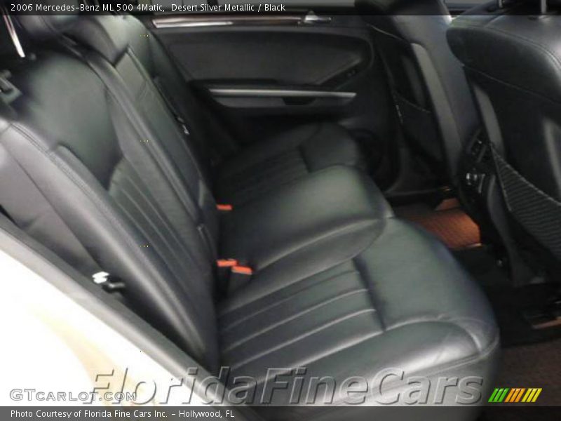 Desert Silver Metallic / Black 2006 Mercedes-Benz ML 500 4Matic