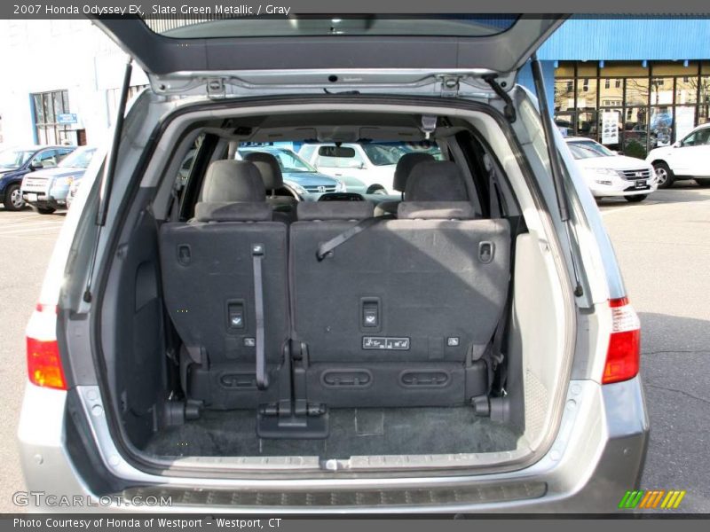 Slate Green Metallic / Gray 2007 Honda Odyssey EX