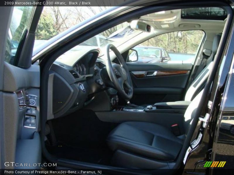 Black / Black 2009 Mercedes-Benz C 300 4Matic