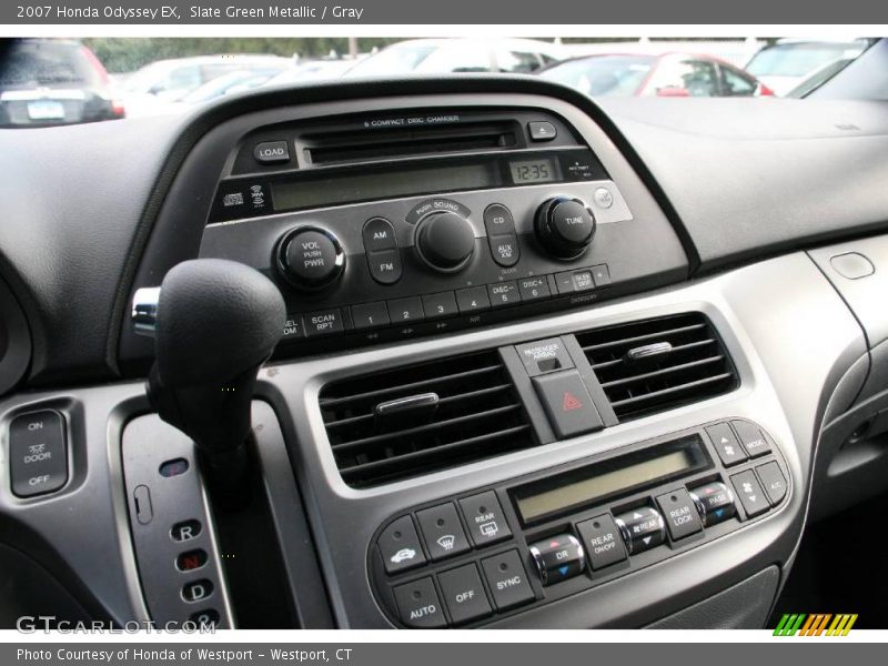 Slate Green Metallic / Gray 2007 Honda Odyssey EX