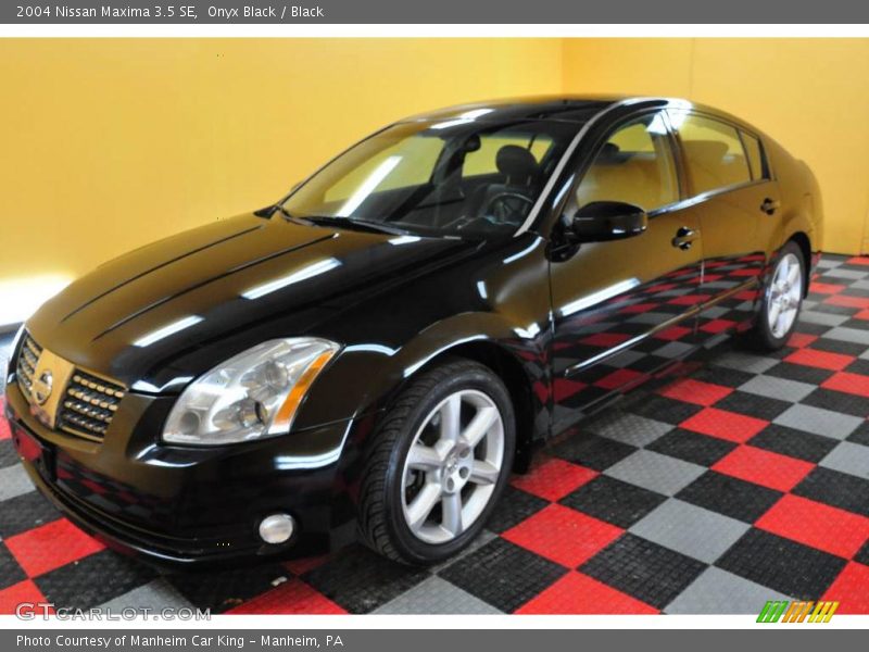 Onyx Black / Black 2004 Nissan Maxima 3.5 SE