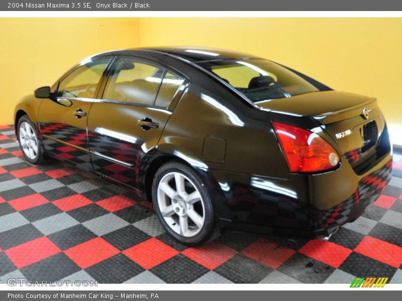 Onyx Black / Black 2004 Nissan Maxima 3.5 SE