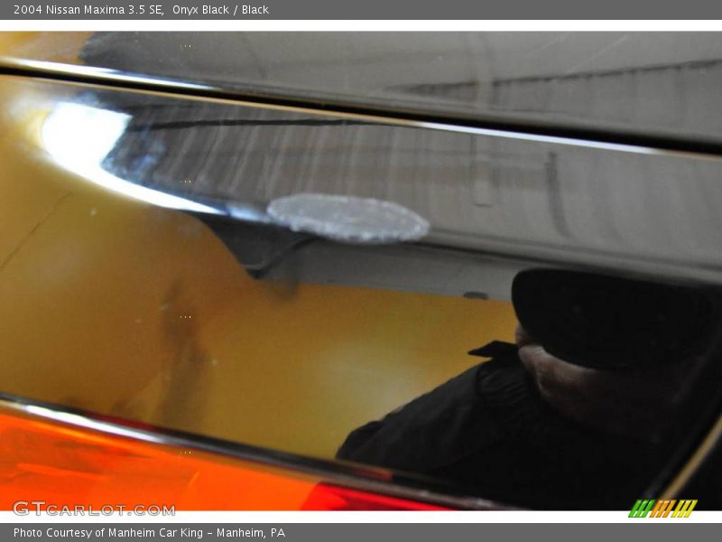 Onyx Black / Black 2004 Nissan Maxima 3.5 SE