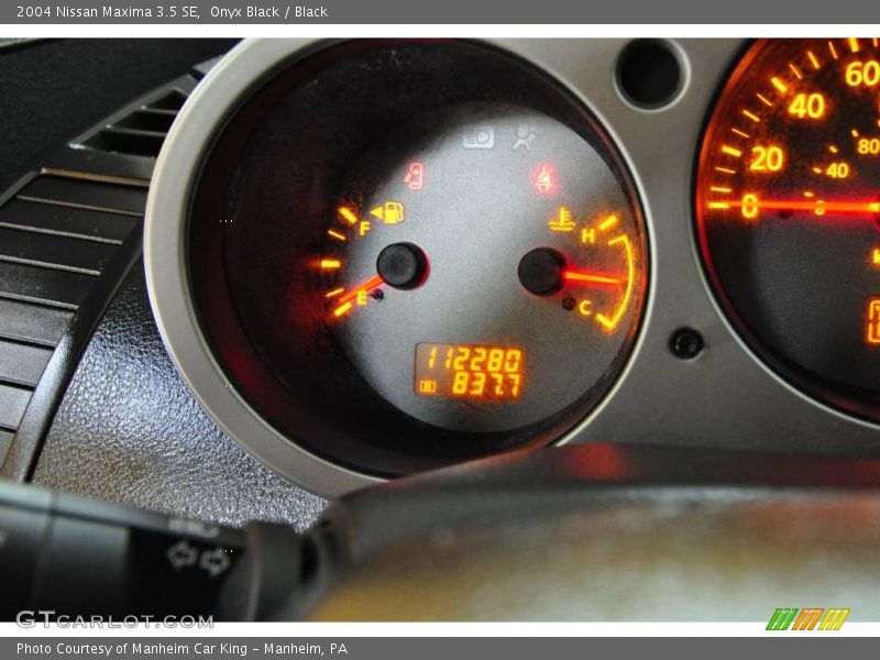 Onyx Black / Black 2004 Nissan Maxima 3.5 SE