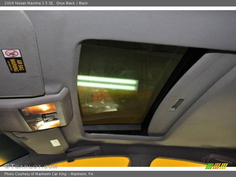 Onyx Black / Black 2004 Nissan Maxima 3.5 SE