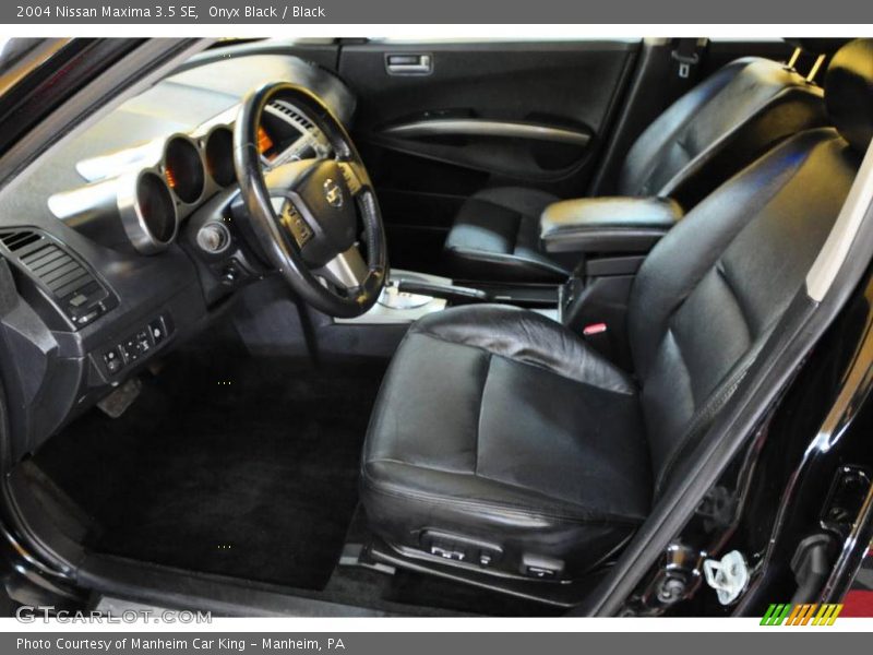 Onyx Black / Black 2004 Nissan Maxima 3.5 SE
