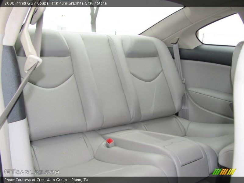 Platinum Graphite Gray / Stone 2008 Infiniti G 37 Coupe
