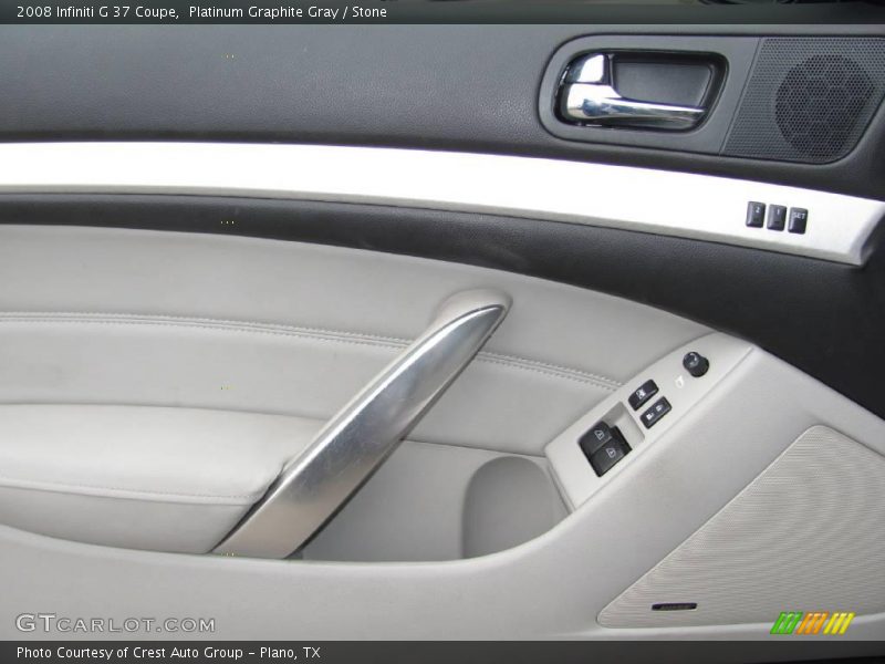 Platinum Graphite Gray / Stone 2008 Infiniti G 37 Coupe
