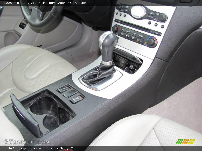 Platinum Graphite Gray / Stone 2008 Infiniti G 37 Coupe