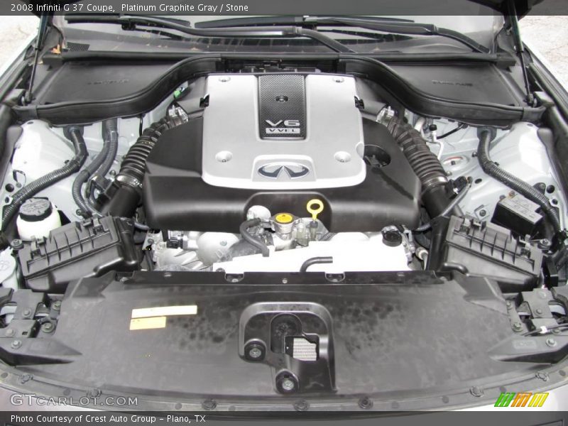 Platinum Graphite Gray / Stone 2008 Infiniti G 37 Coupe