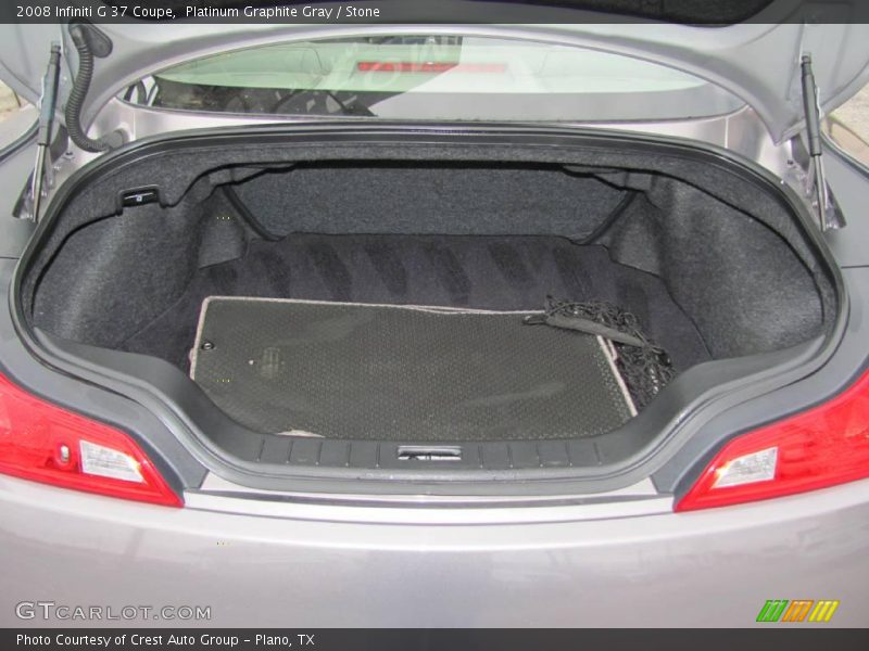 Platinum Graphite Gray / Stone 2008 Infiniti G 37 Coupe