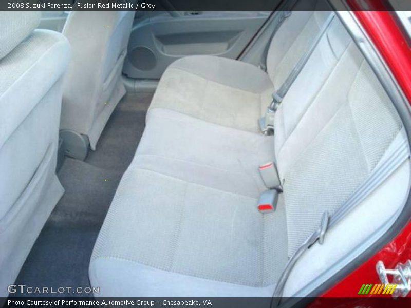 Fusion Red Metallic / Grey 2008 Suzuki Forenza