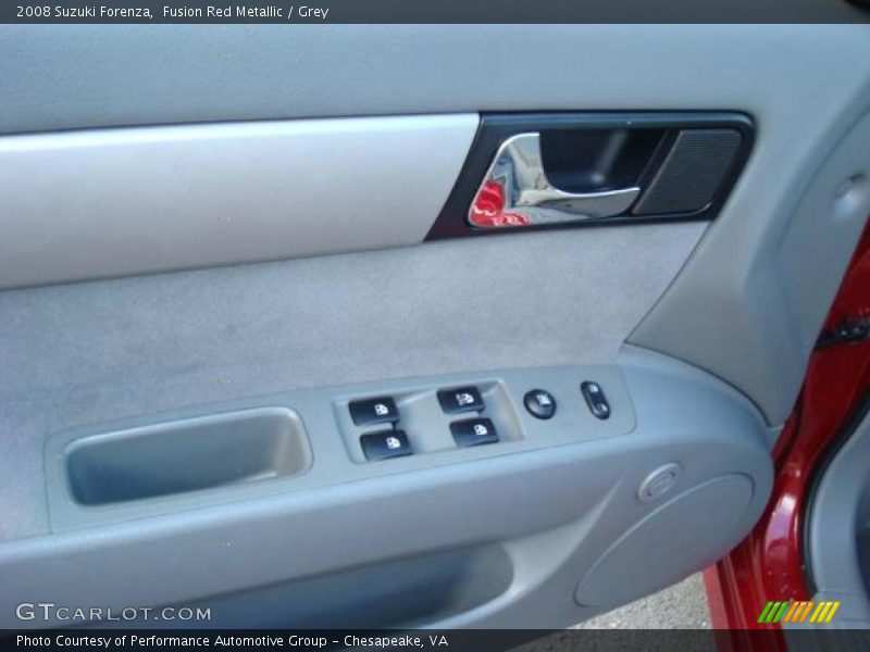 Fusion Red Metallic / Grey 2008 Suzuki Forenza
