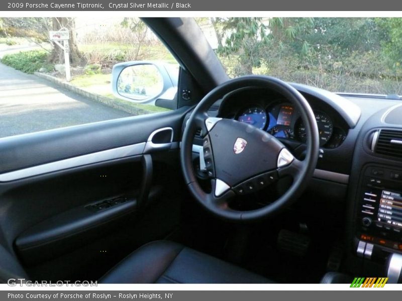 Crystal Silver Metallic / Black 2009 Porsche Cayenne Tiptronic