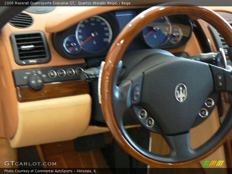 Quartzo (Metallic Beige) / Beige 2006 Maserati Quattroporte Executive GT