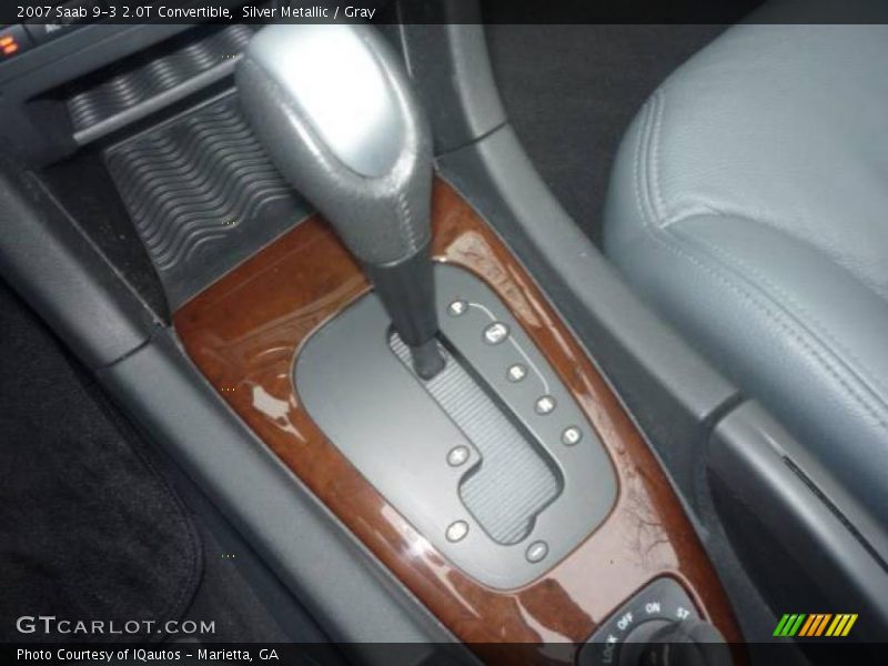Silver Metallic / Gray 2007 Saab 9-3 2.0T Convertible