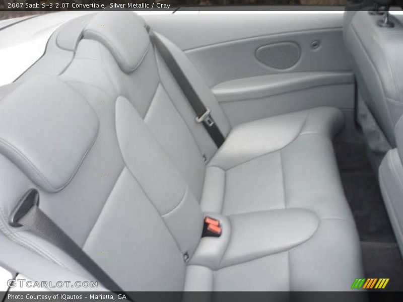 Silver Metallic / Gray 2007 Saab 9-3 2.0T Convertible