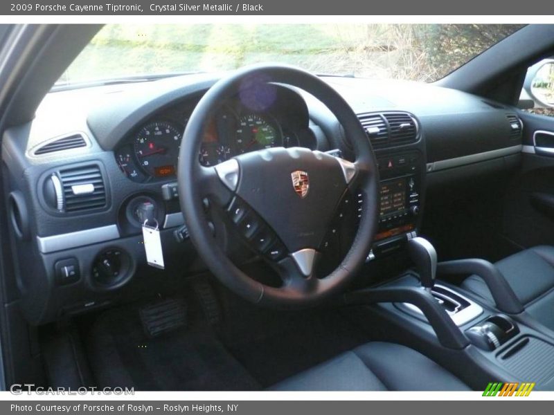 Crystal Silver Metallic / Black 2009 Porsche Cayenne Tiptronic