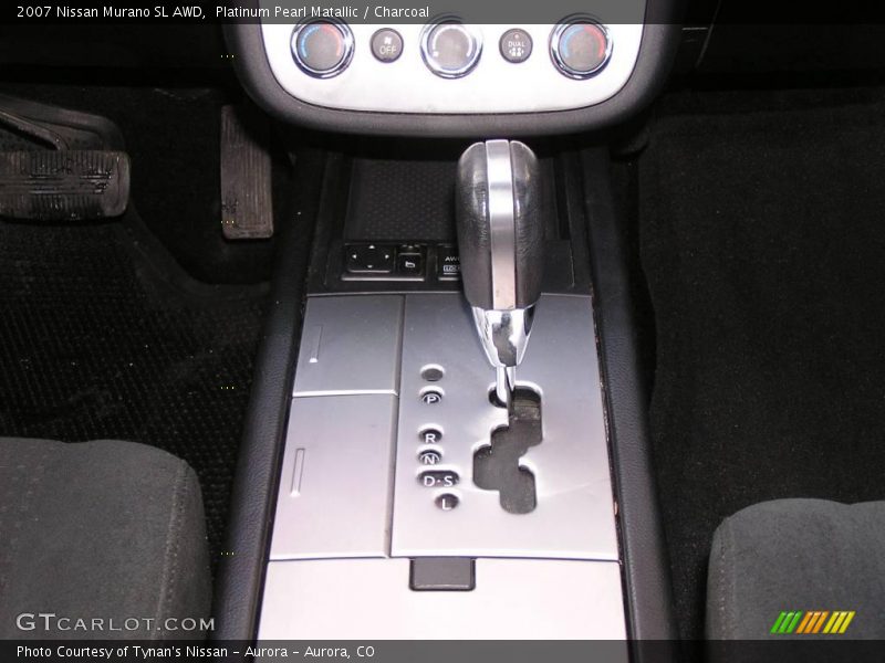 Platinum Pearl Matallic / Charcoal 2007 Nissan Murano SL AWD