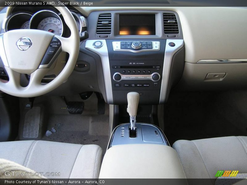 Super Black / Beige 2009 Nissan Murano S AWD